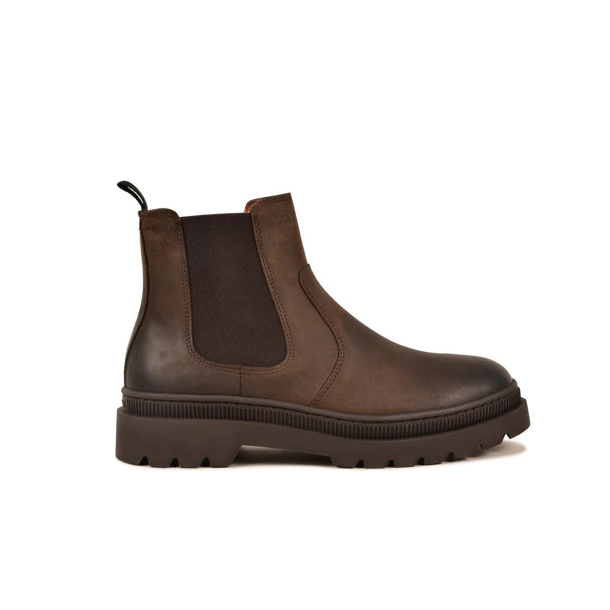Pataugas VITUS/W F4H CHOCOLAT - Chelsea boots en cuir waxé
