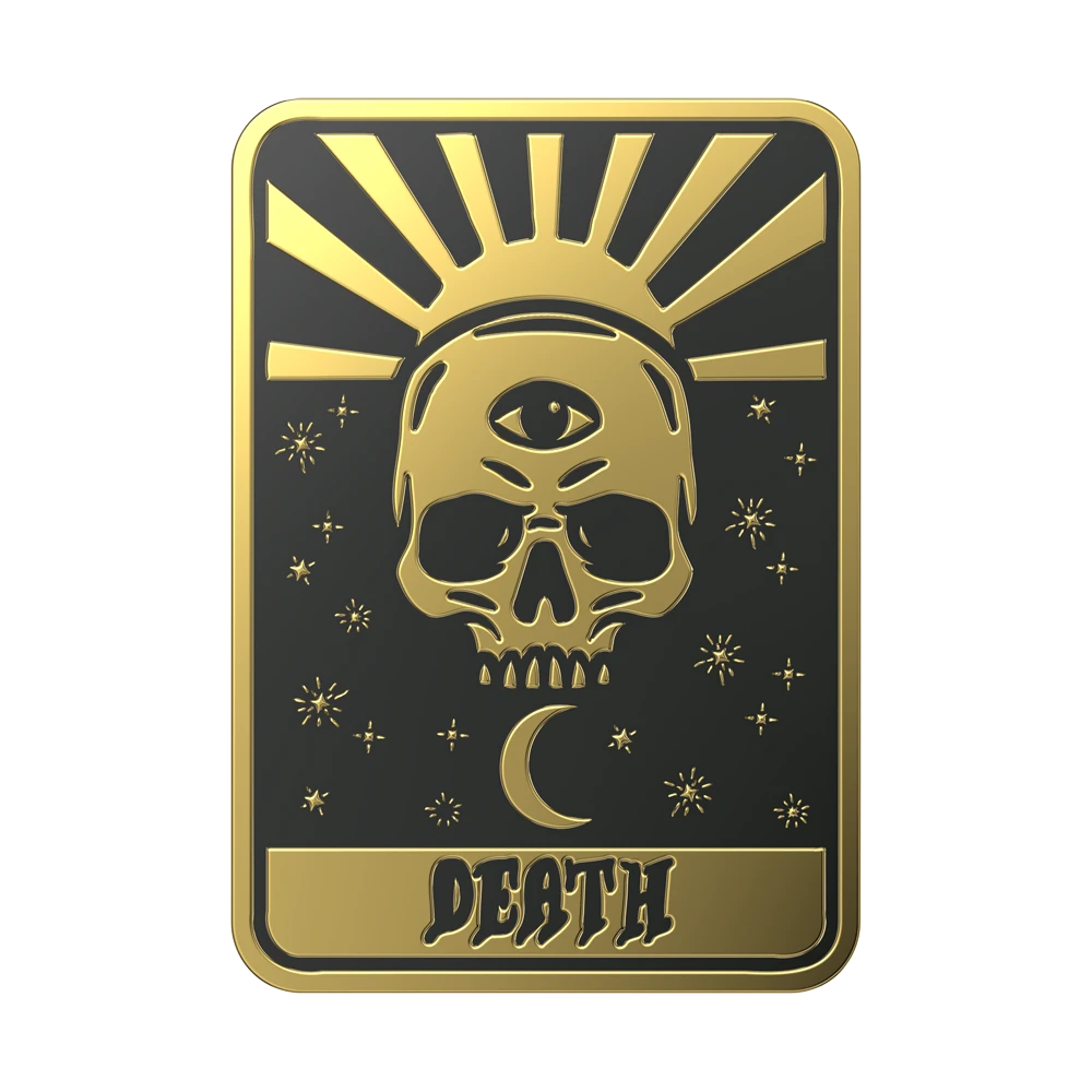PopSockets Enamel Tarot Card Death - vue rapprochée