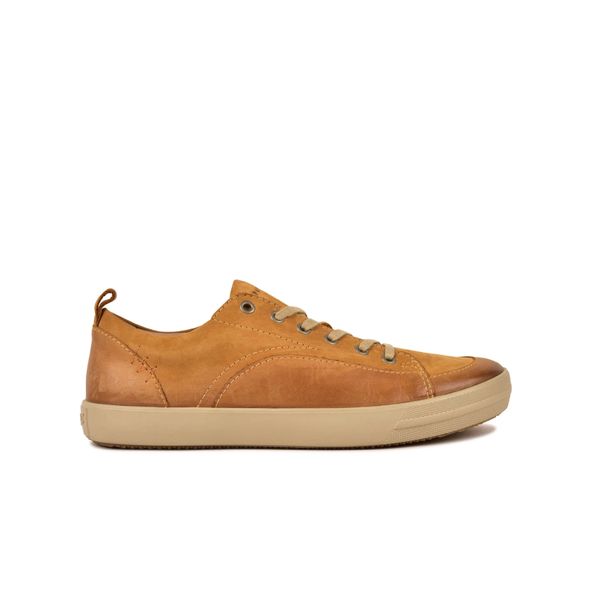 Pataugas CARL/S H2H OCRE - Sneaker homme en cuir ocre