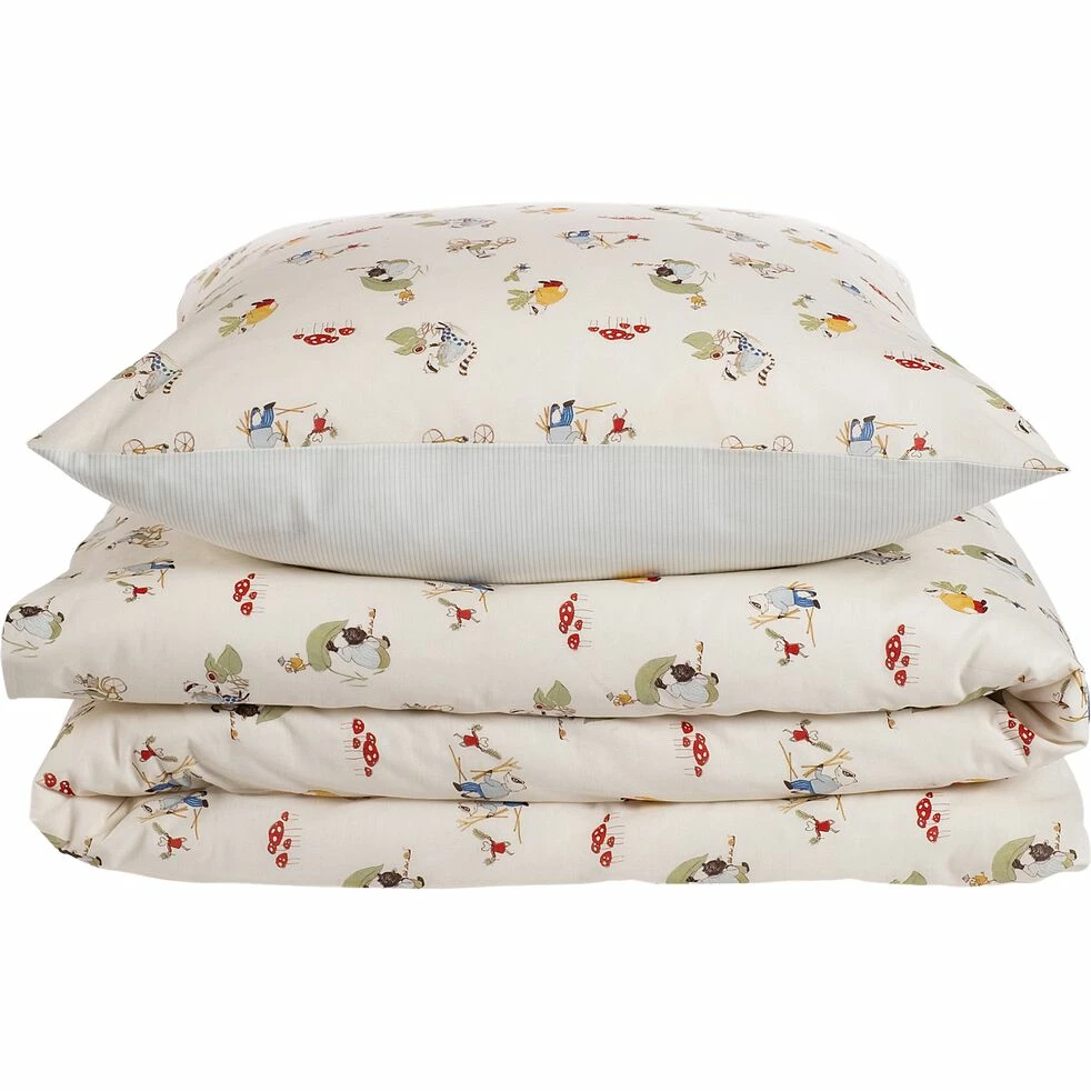 Housse de couette FRIPONS avec motifs de furets